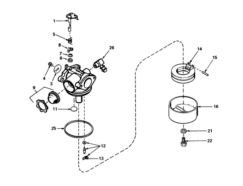 Carburetor No 632050