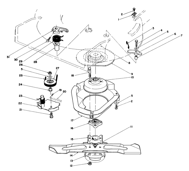 Blade Brake Clutch Assembly