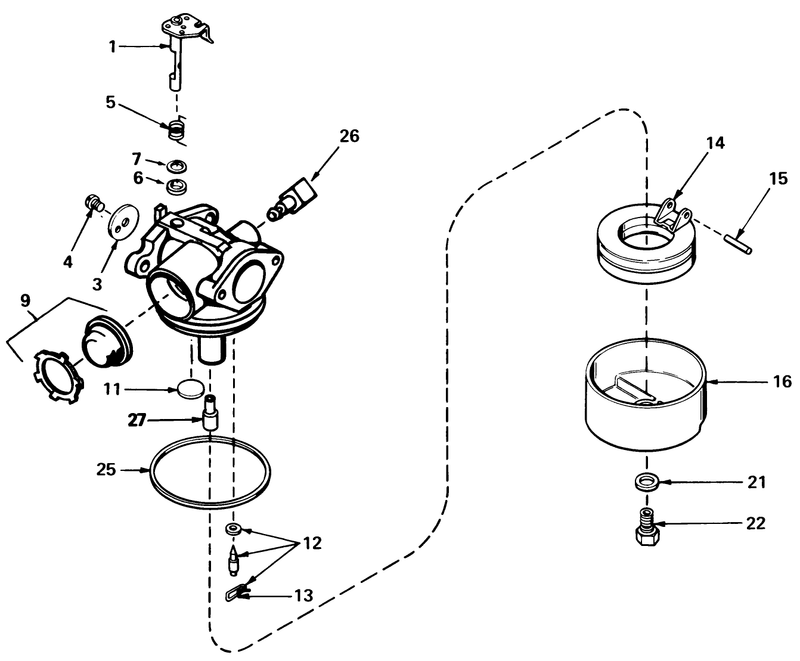 Carburetor Assembly No 632050a