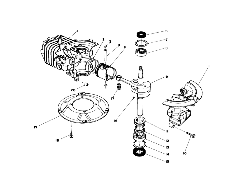 Engine Assembly engine Model No 47pf5 and 47pg6