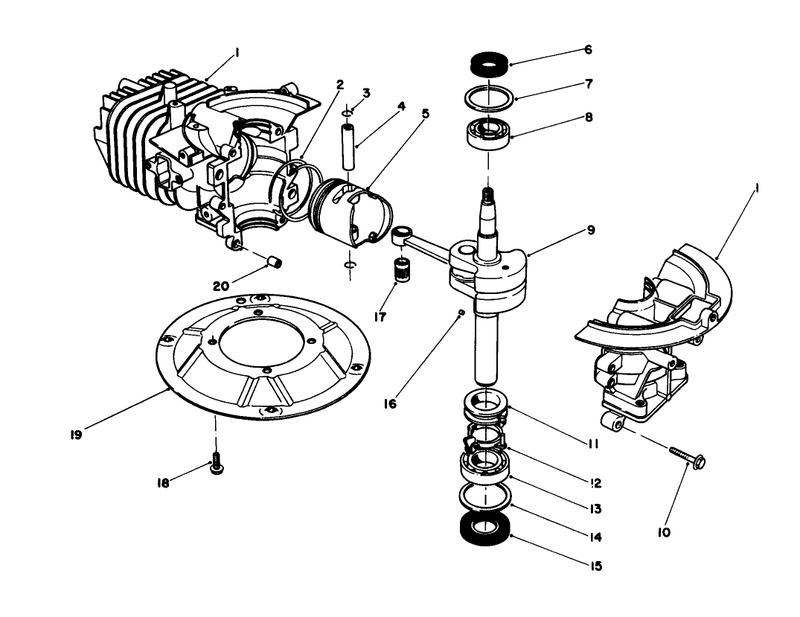 Engine Assembly engine Model No 47ph7