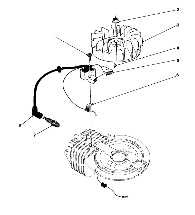 Ignition Assembly engine Model No 47ph7