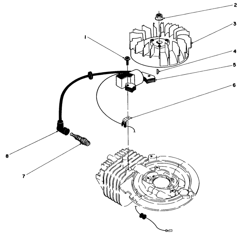 Flywheel and Magneto Assembly