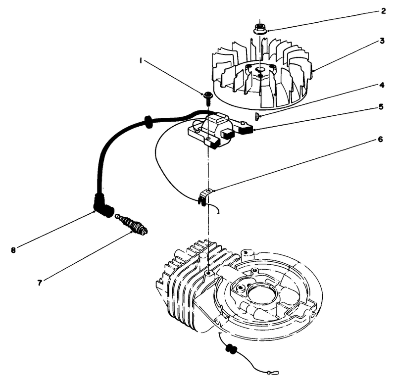 Flywheel and Magneto Assembly