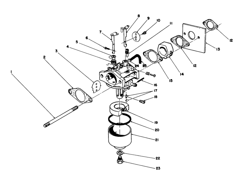 Carburetor Assembly model No 47ph7