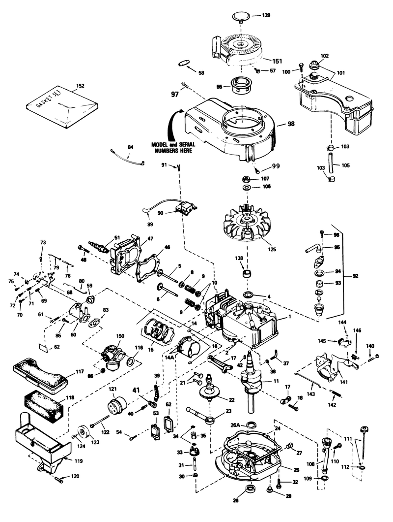 Engine Model Tvs100 44012a