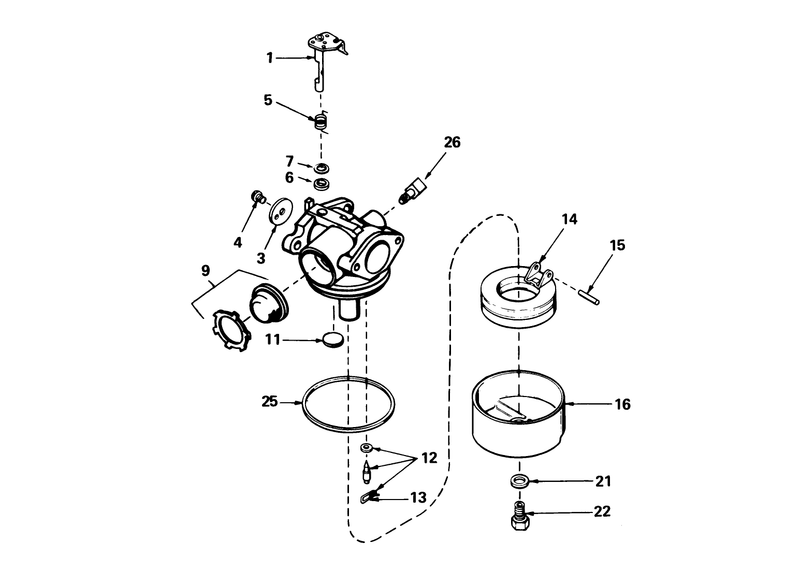 Carburetor No 632098