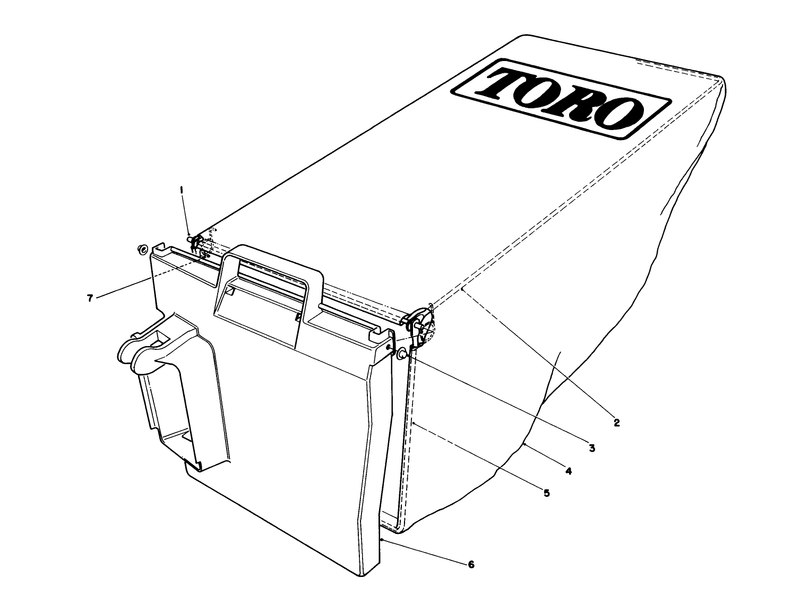 Grass Bag Assembly No 12 8859