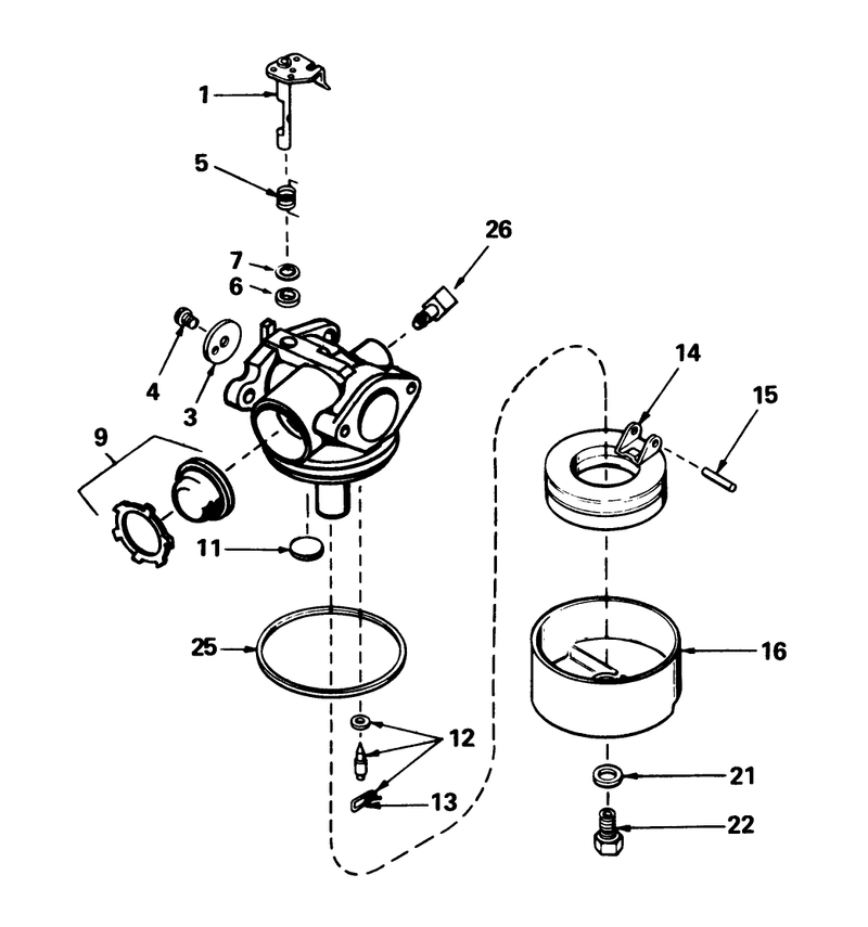 Carburetor No 632098