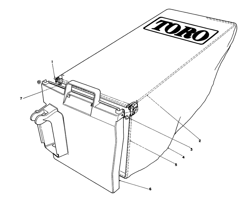 Grass Bag Assembly No 128859