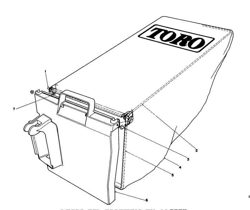Grass Bag Assembly No 12 8859