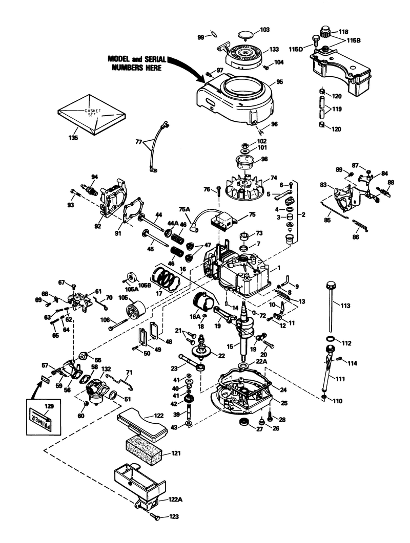 Engine Model Tvs100 44021b