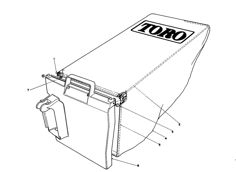 Grass Bag Assembly No 128859