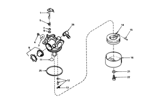 Carburetor No 632098