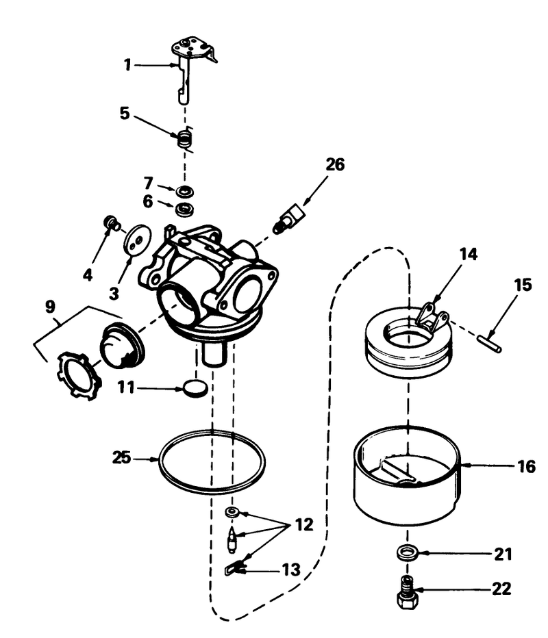 Carburetor No 632098
