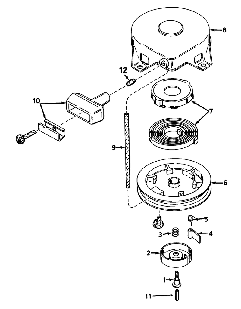 Rewind Starter N0 590420a