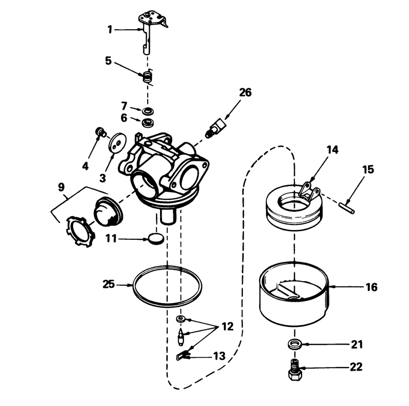 Carburetor No 632098