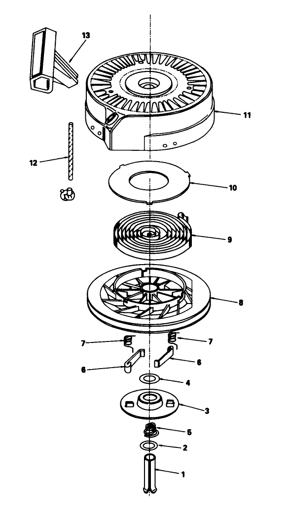 Rewind Starter N0 590621