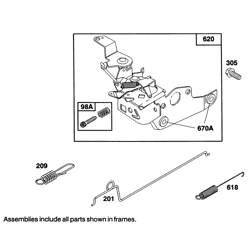 Engine Briggs and Stratton Model 124702-3115-01