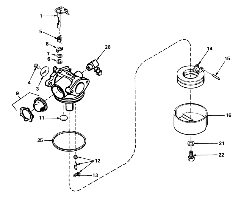 Carburetor No 632050