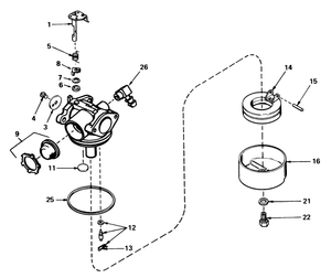 Carburetor No 632050