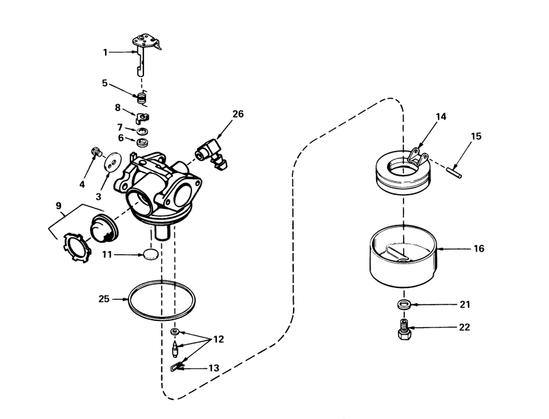 Carburetor No 632050