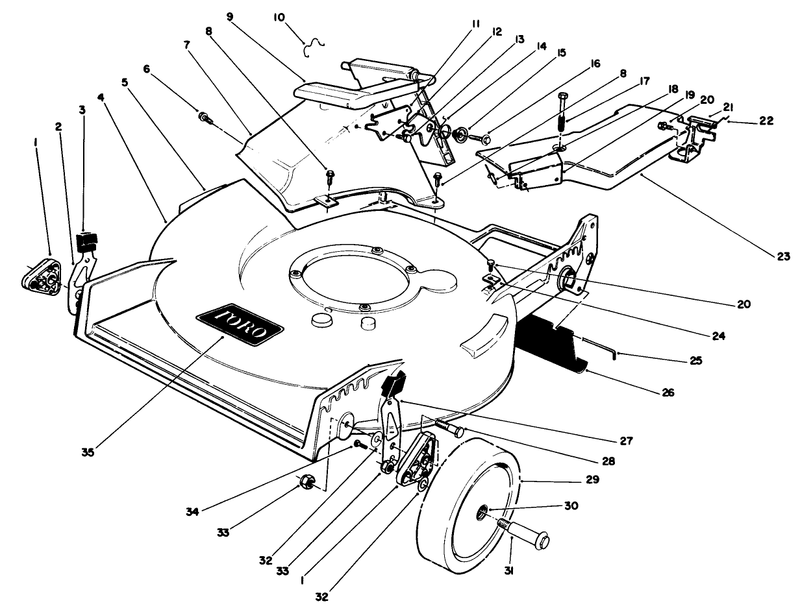 Housing Assembly used On Units With Serial No 9012542 and Up