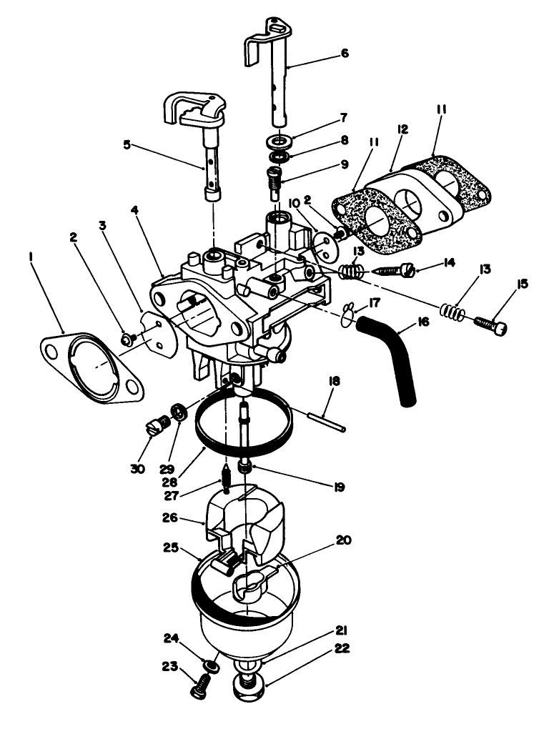 Carburetor Assembly model No Vmg6
