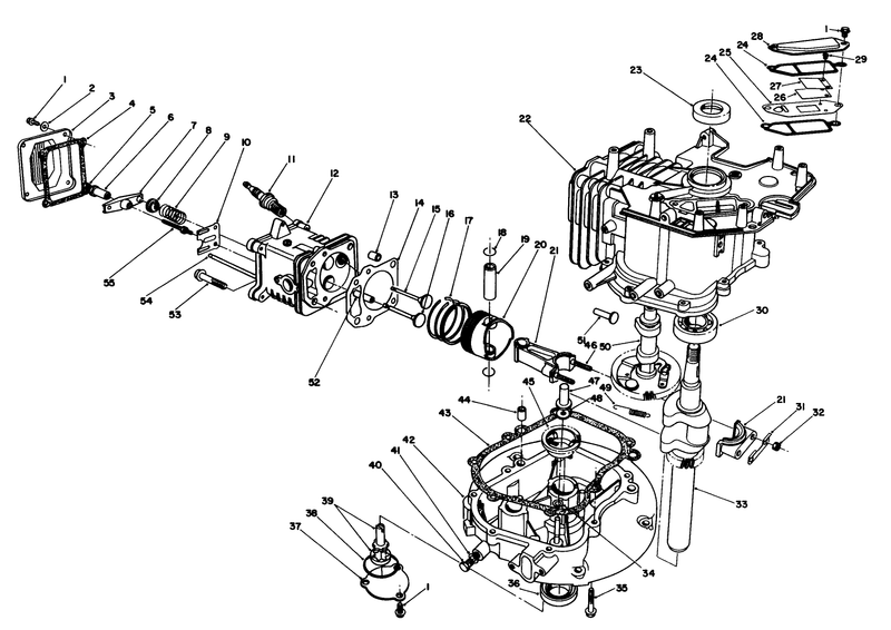 Engine Assembly continuedmodel No Vmg6