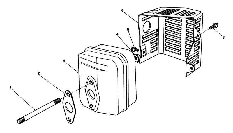 Muffler Assembly model No Vmg6