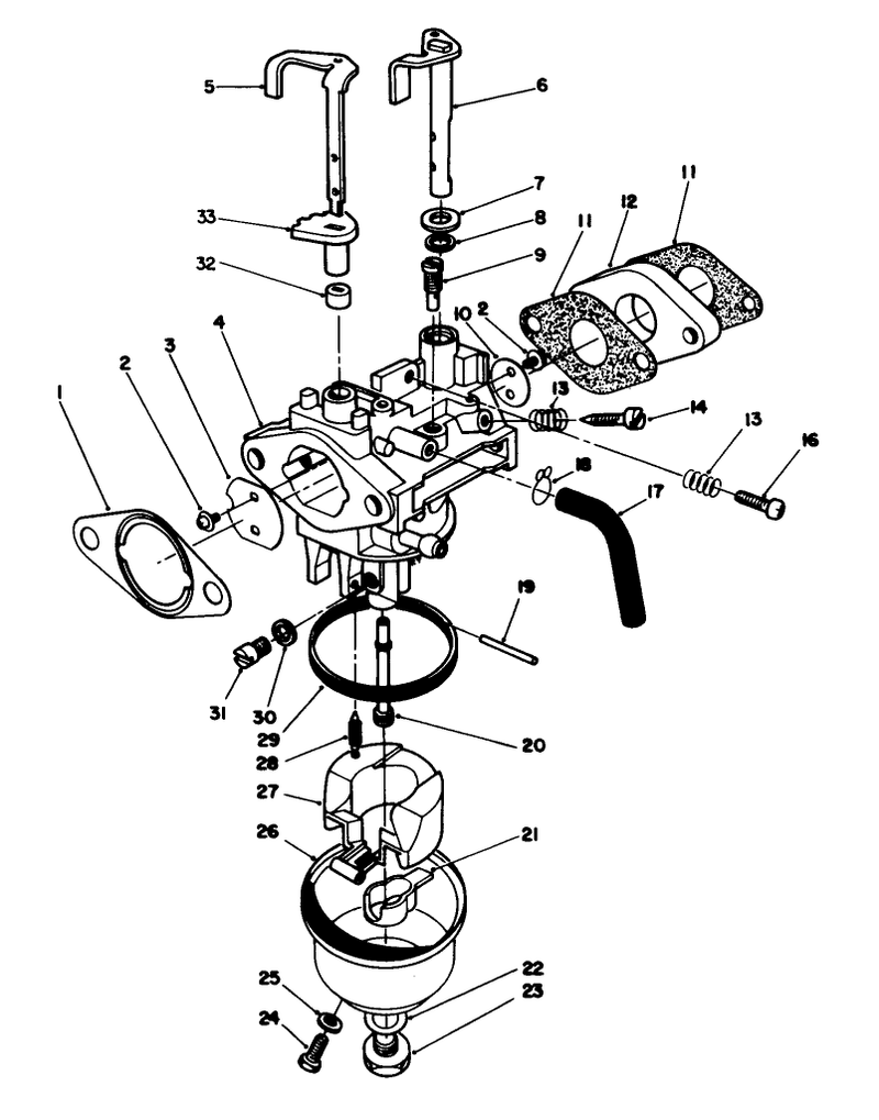 Carburetor Assembly model No Vmh7