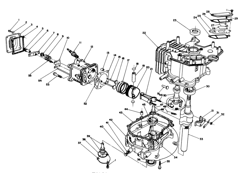 Engine Assembly continued model No Vmh7