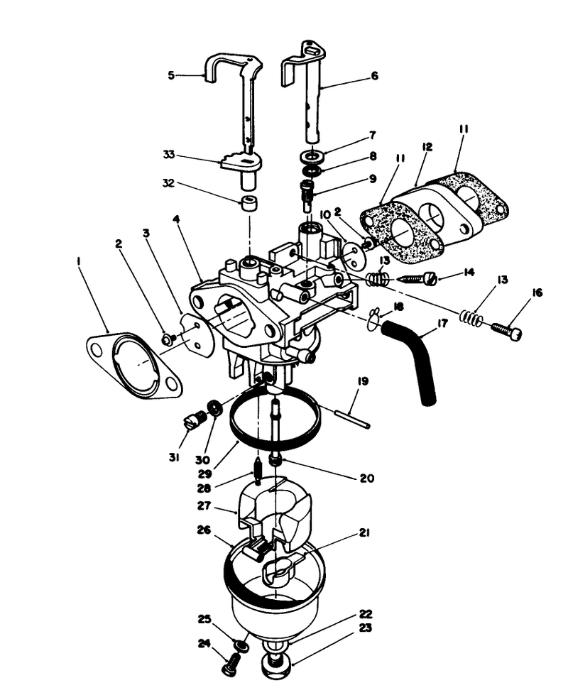 Carburetor Assembly model No Vmh7