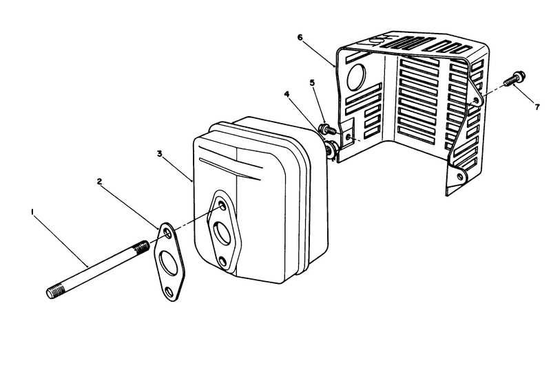 Muffler Assembly model No Vmj8