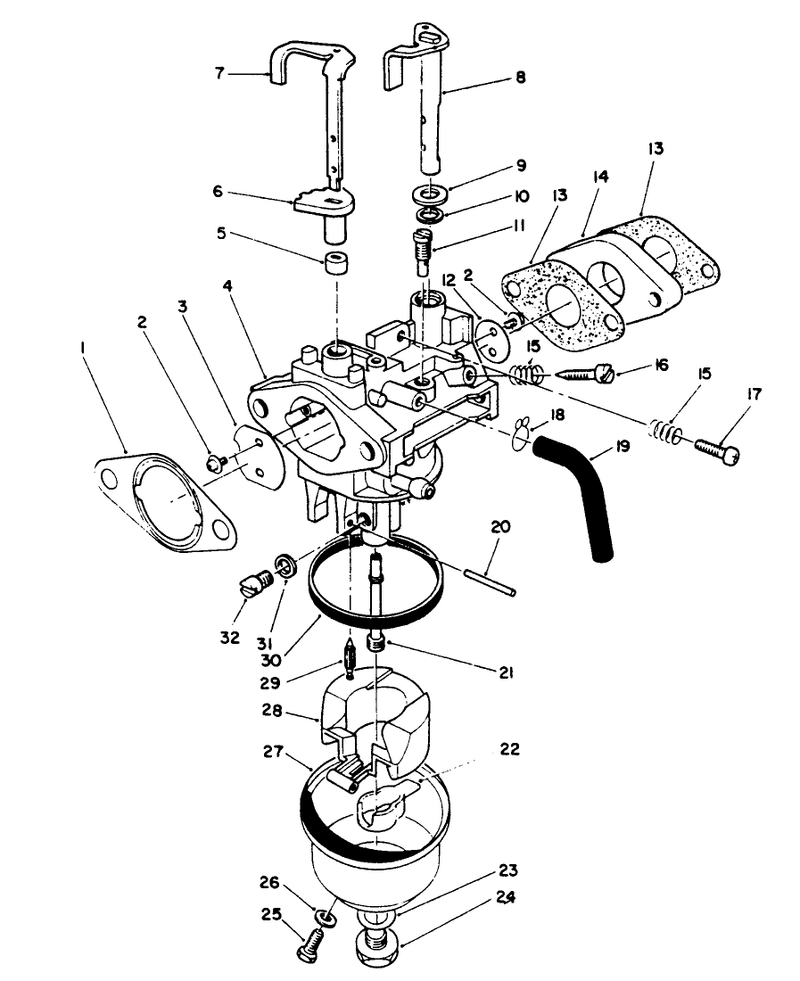 Carburetor Assembly model No Vmk9 2