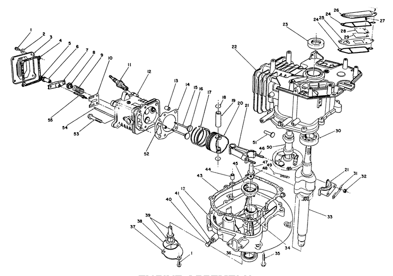 Engine Assembly continuedmodel No Vmk9 2
