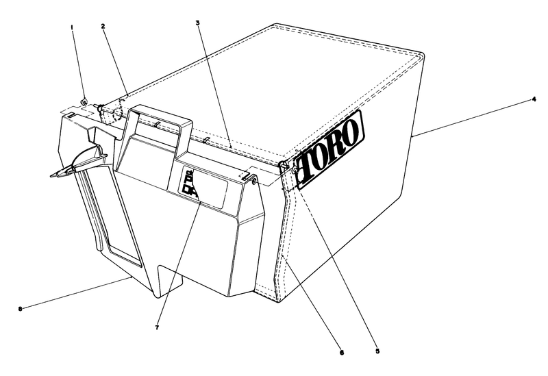 GRASS BAG ASSEMBLY NO 11 0189