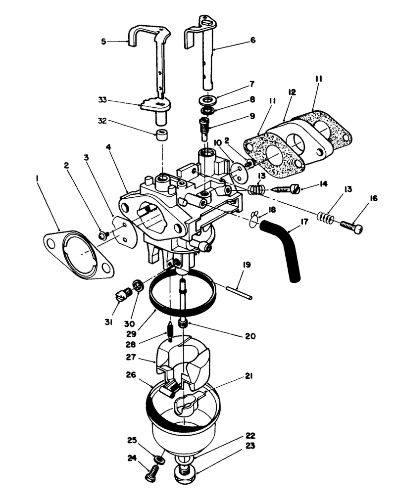 Carburetor Assembly model No Vmh7