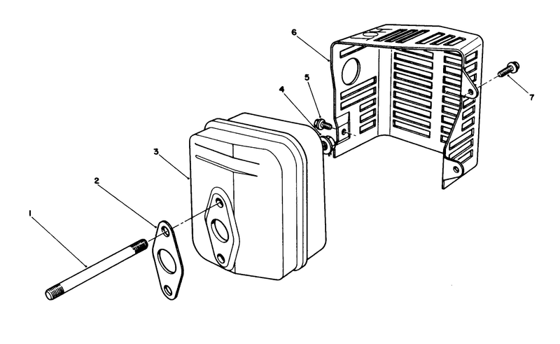 Muffler Assembly model No Vmh7