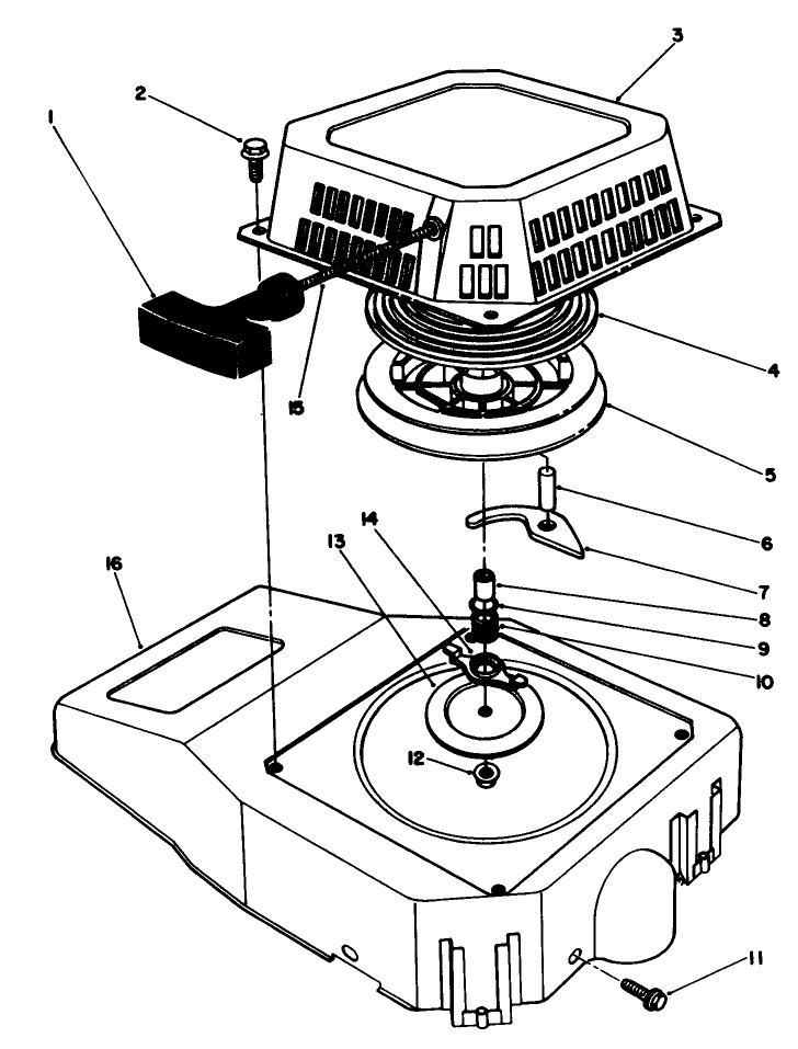 Recoil Assembly model No Vmg6