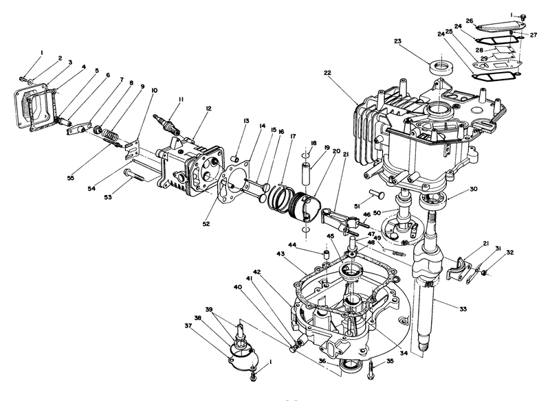 Engine Assembly continued model No Vmj8