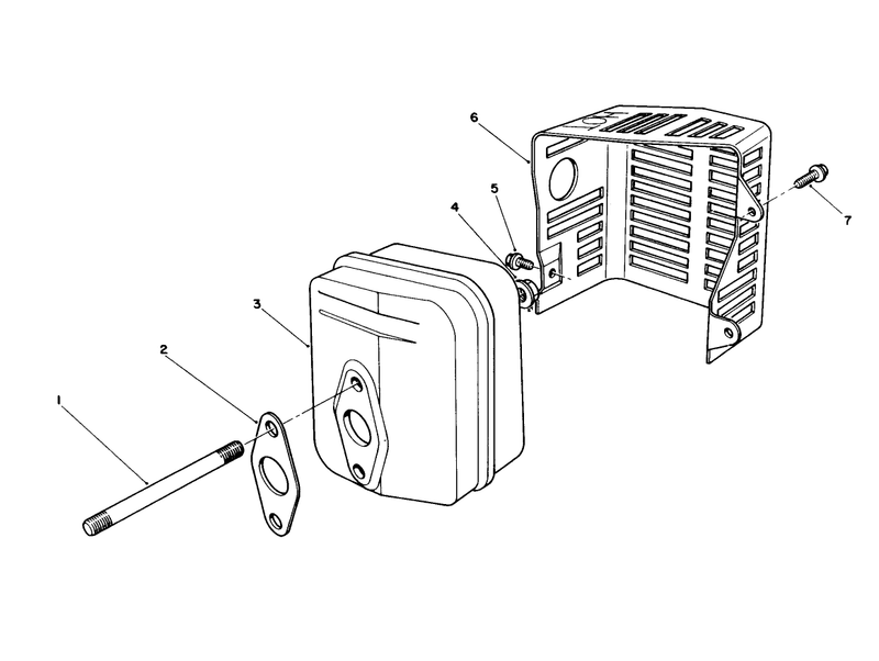 Muffler Assembly model No Vmj8