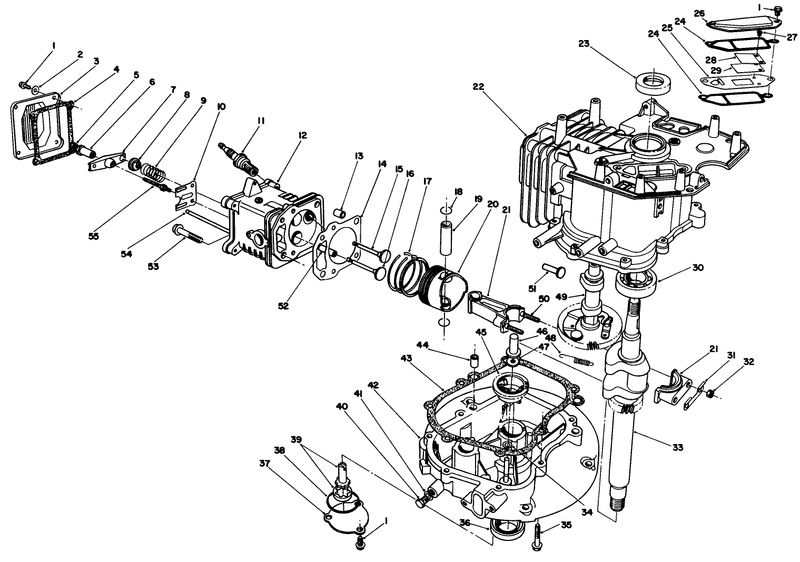 Engine Assembly continuedmodel No Vmf5 and Vmg6