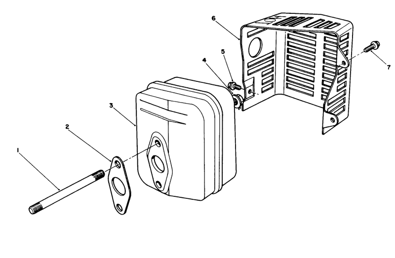 Muffler Assembly model No Vmf5 and Vmg6