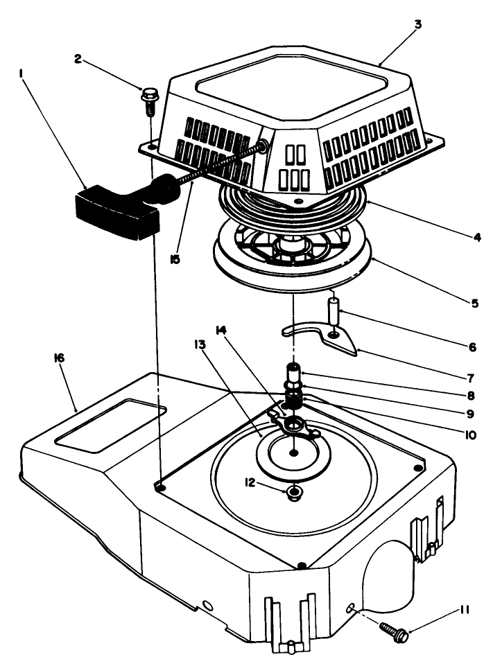 Recoil Assembly model No Vmf5 and Vmg6