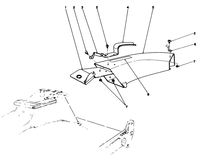 Side Discharge Chute Model No 59108 optional