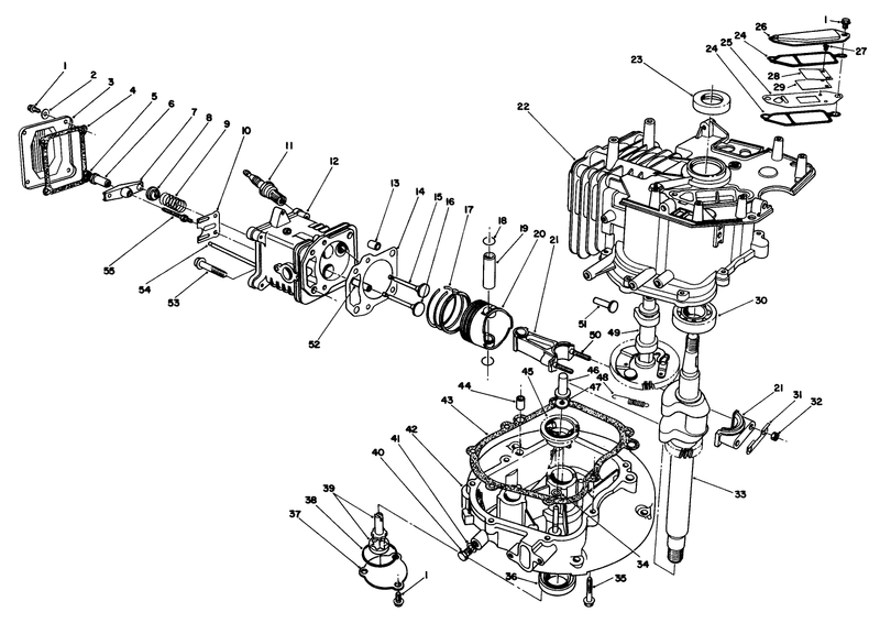 Engine Assembly continued model No Vmh7