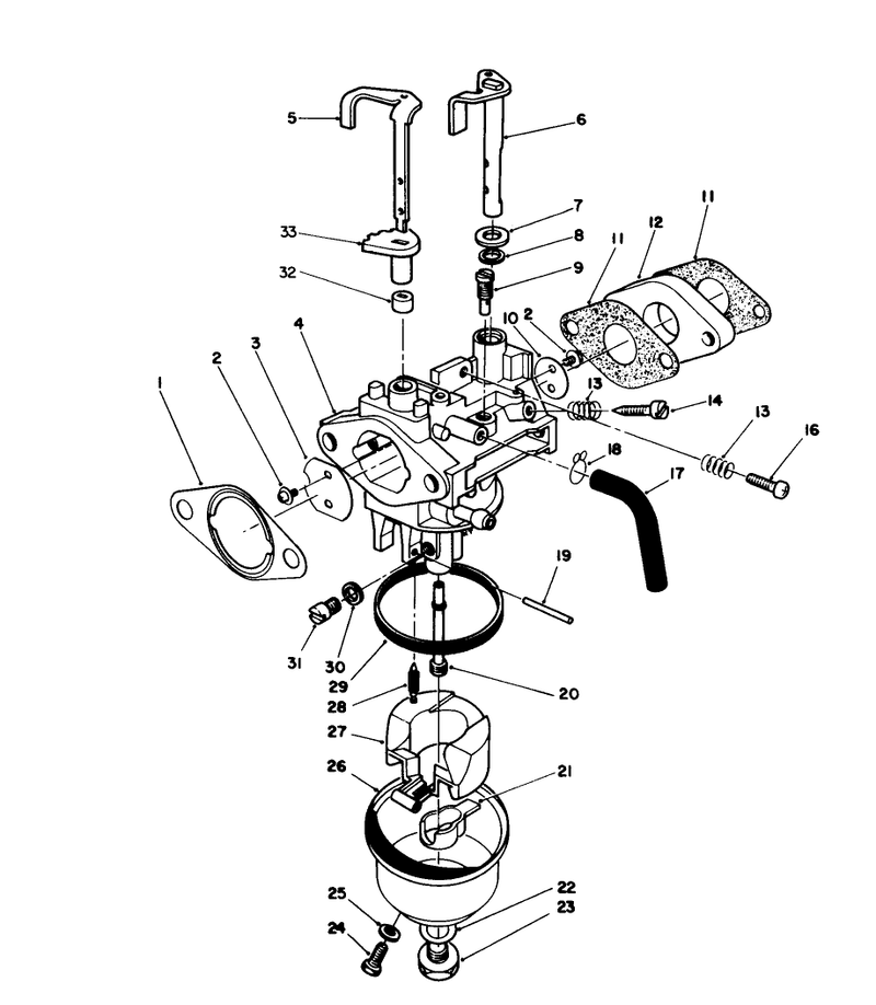 Carburetor Assembly model No Vmh7