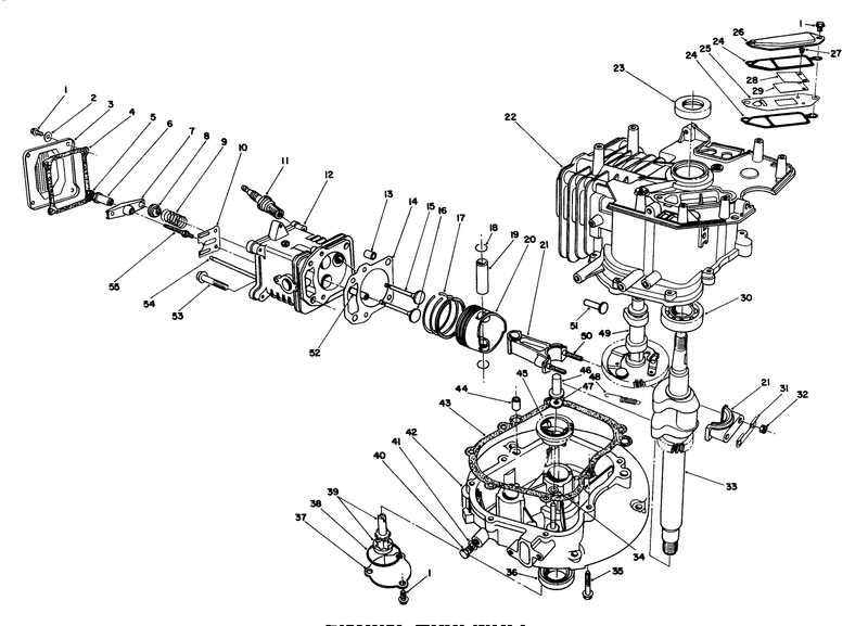 Engine Assembly continued model No Vmh7