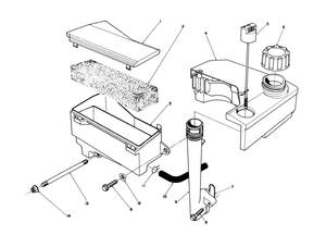 Air Cleaner and Fuel Tank Assembly
